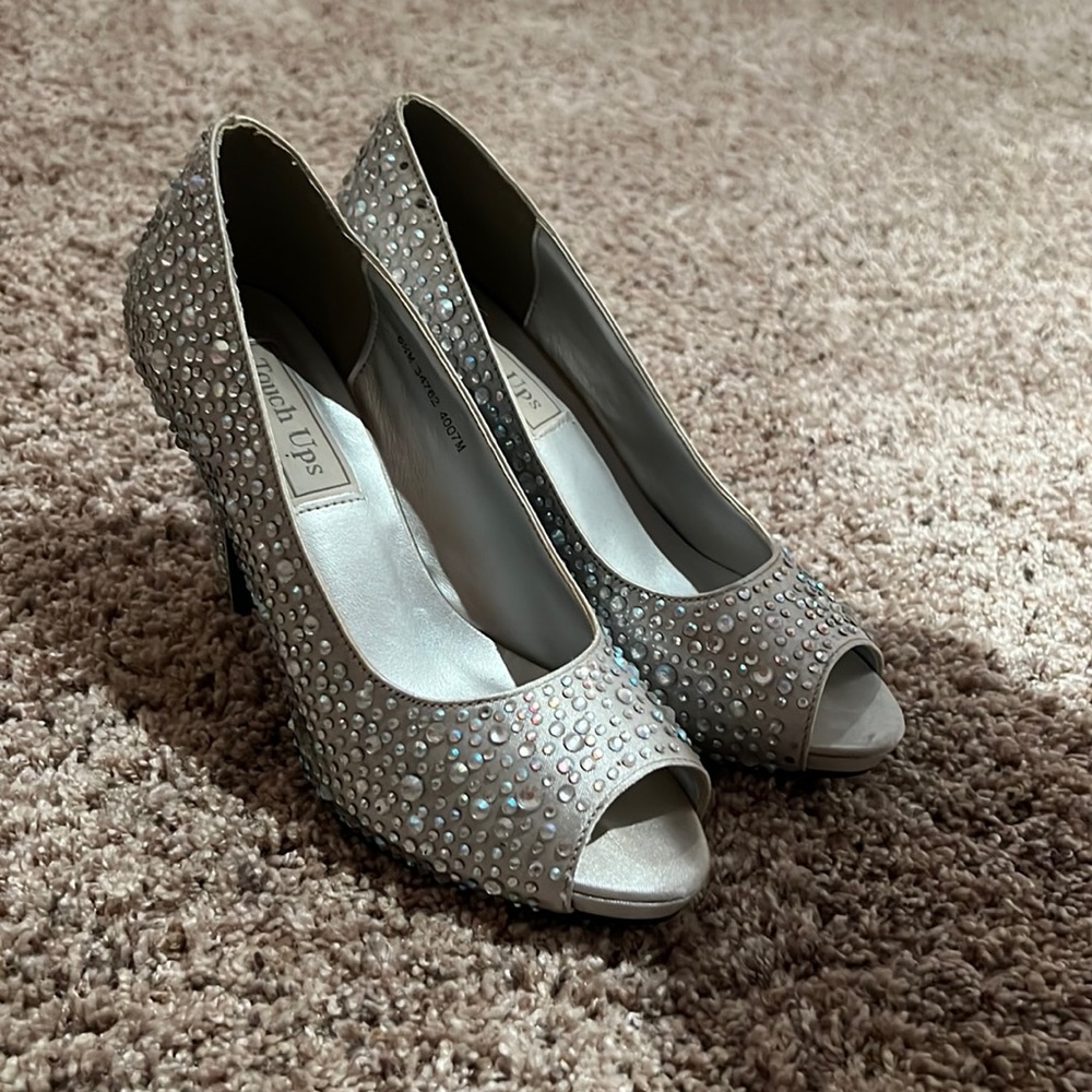 touch ups bedazzled heel.